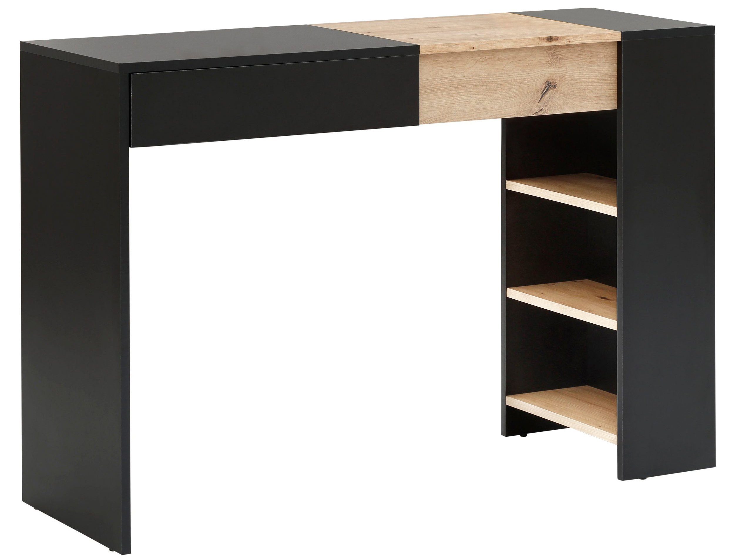 loft24 Schminktisch Ophelia, mit Spiegel und Schublade, FSC®-zertifiziert, Breite 114 cm