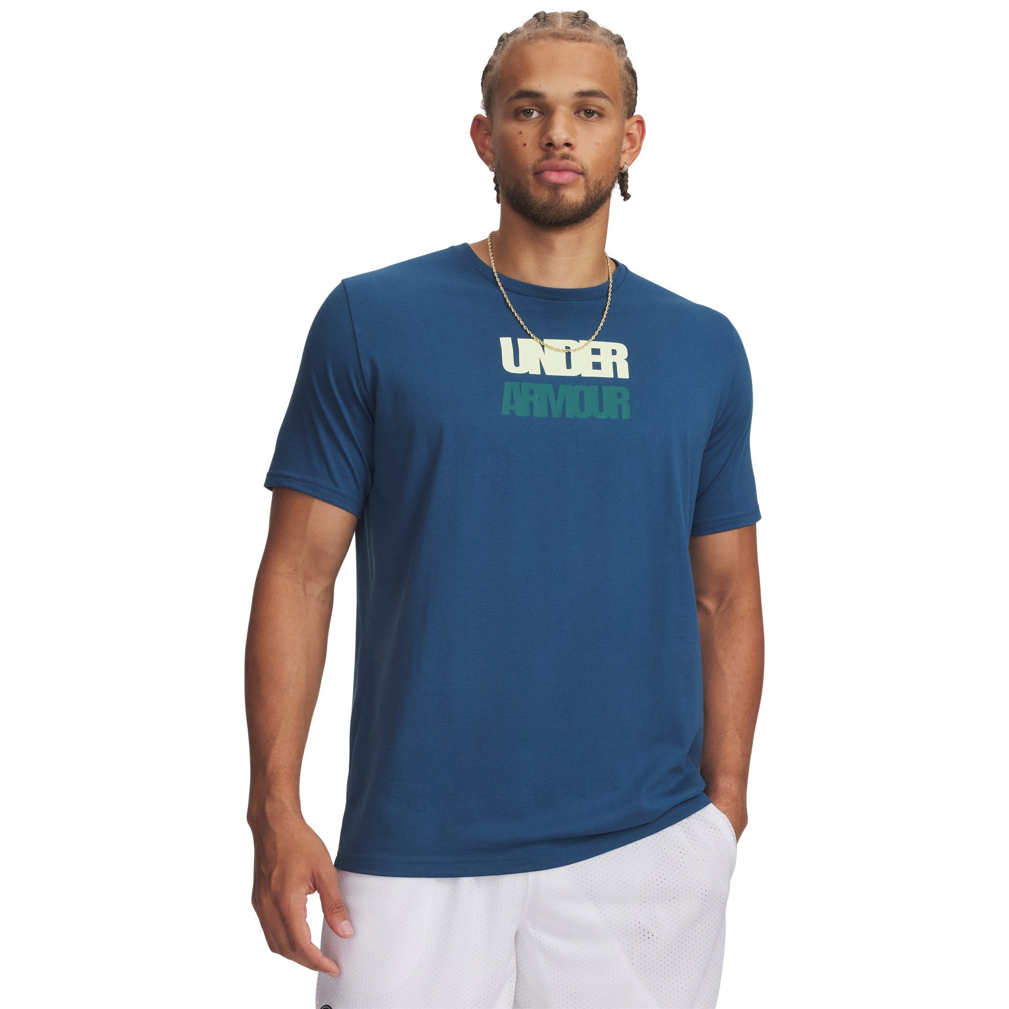 T-Shirt Under Armour Herren T-Shirt UA M Block Logo SS 6009250
