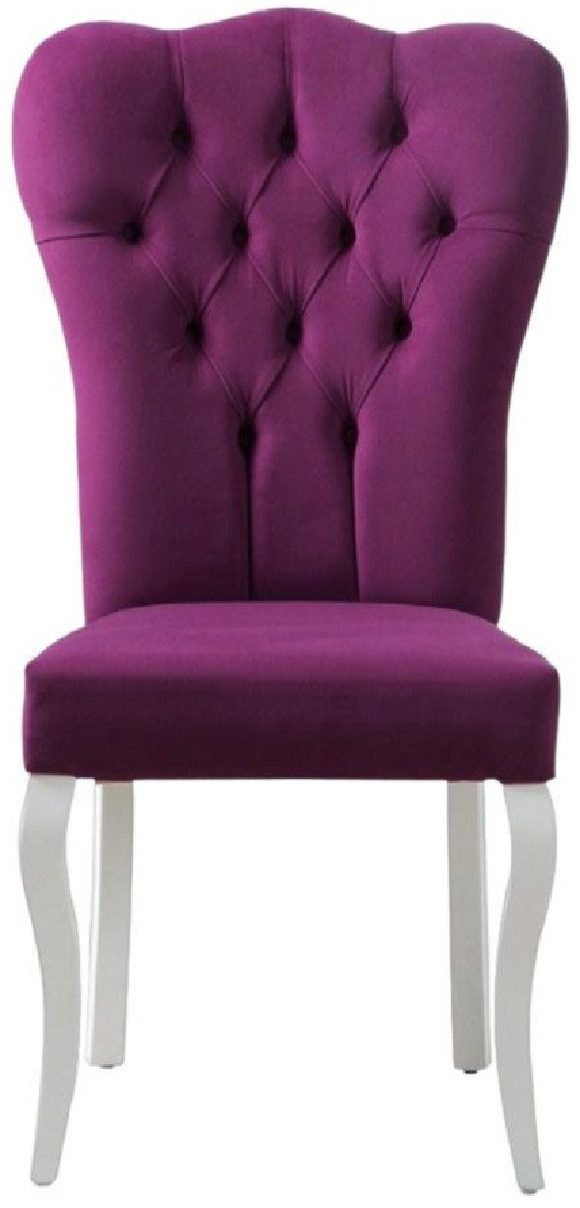 Xlmoebel Polsterstuhl Neuer luxuriöser Chesterfield Esszimmerstuhl Design Möbel (1 St), Hergestellt in Europa