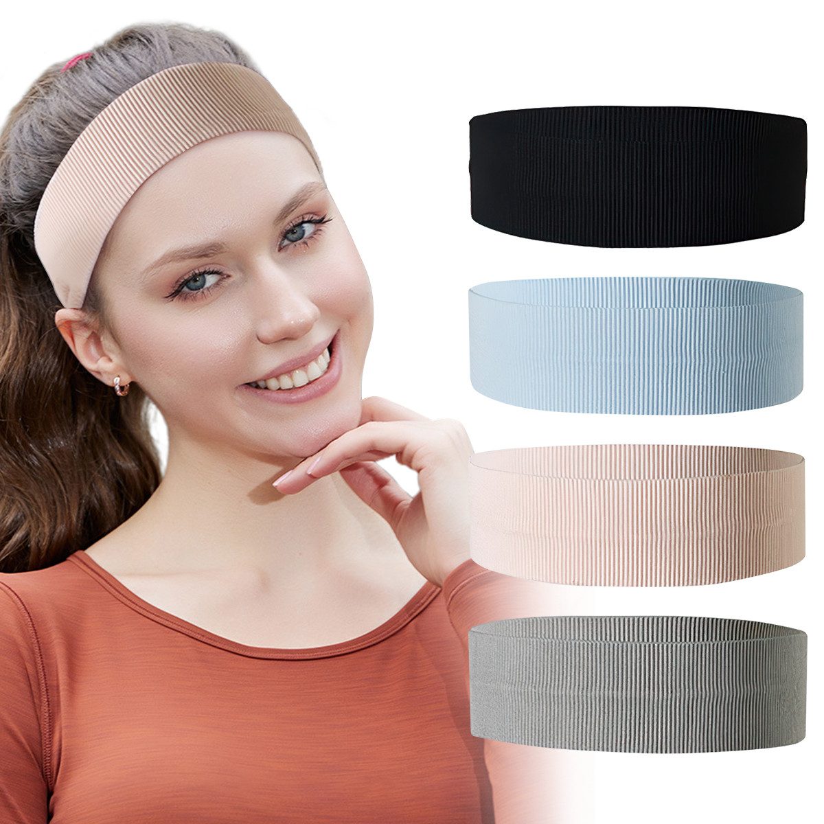 ZEUOPQ Stirnband 4 Stück Stirnband port-Bandanas günstig online kaufen