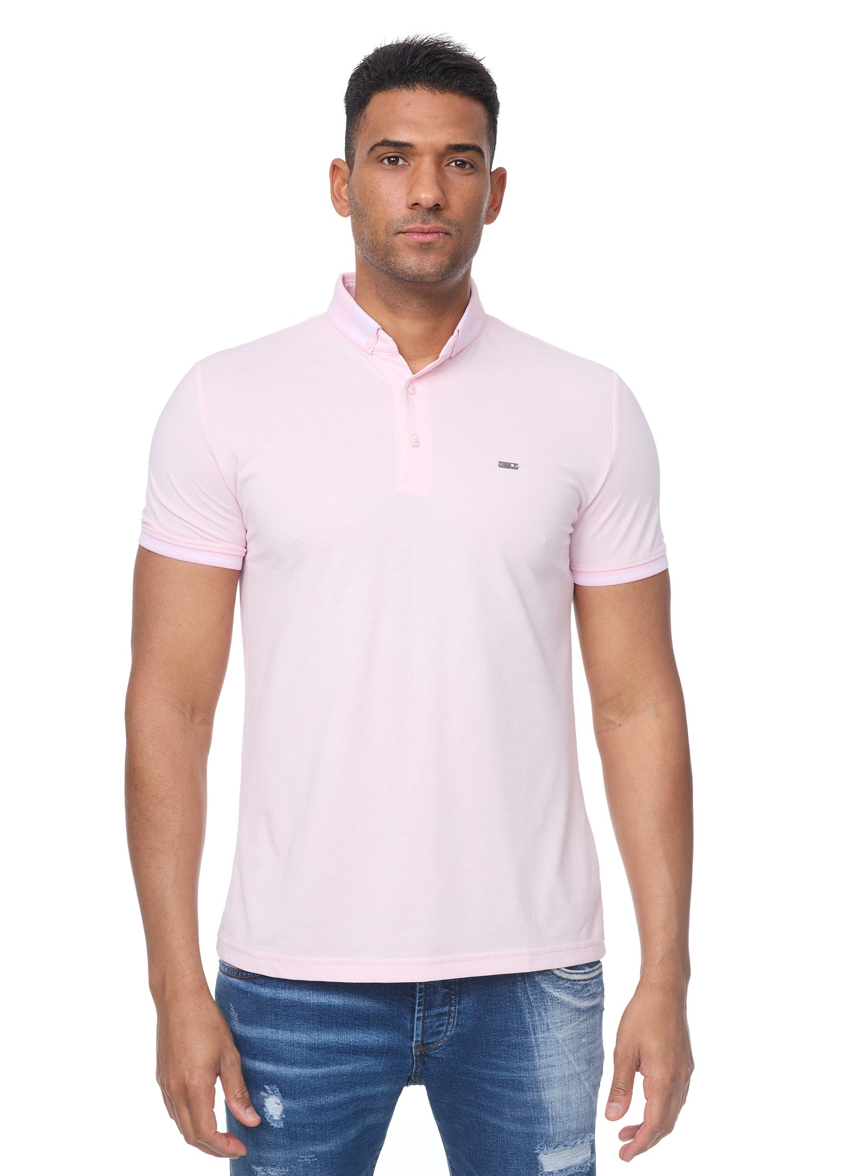 Denim Distriqt Poloshirt Sommer Poloshirt Polo-Shirt günstig online kaufen