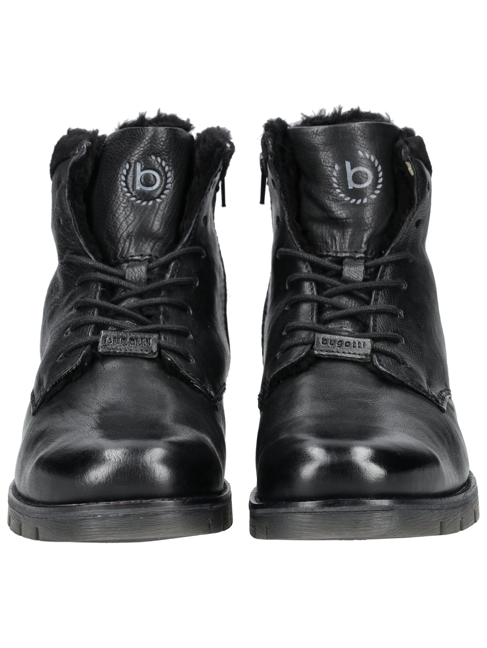 bugatti bugatti Stiefelette Leder Schnürstiefelette