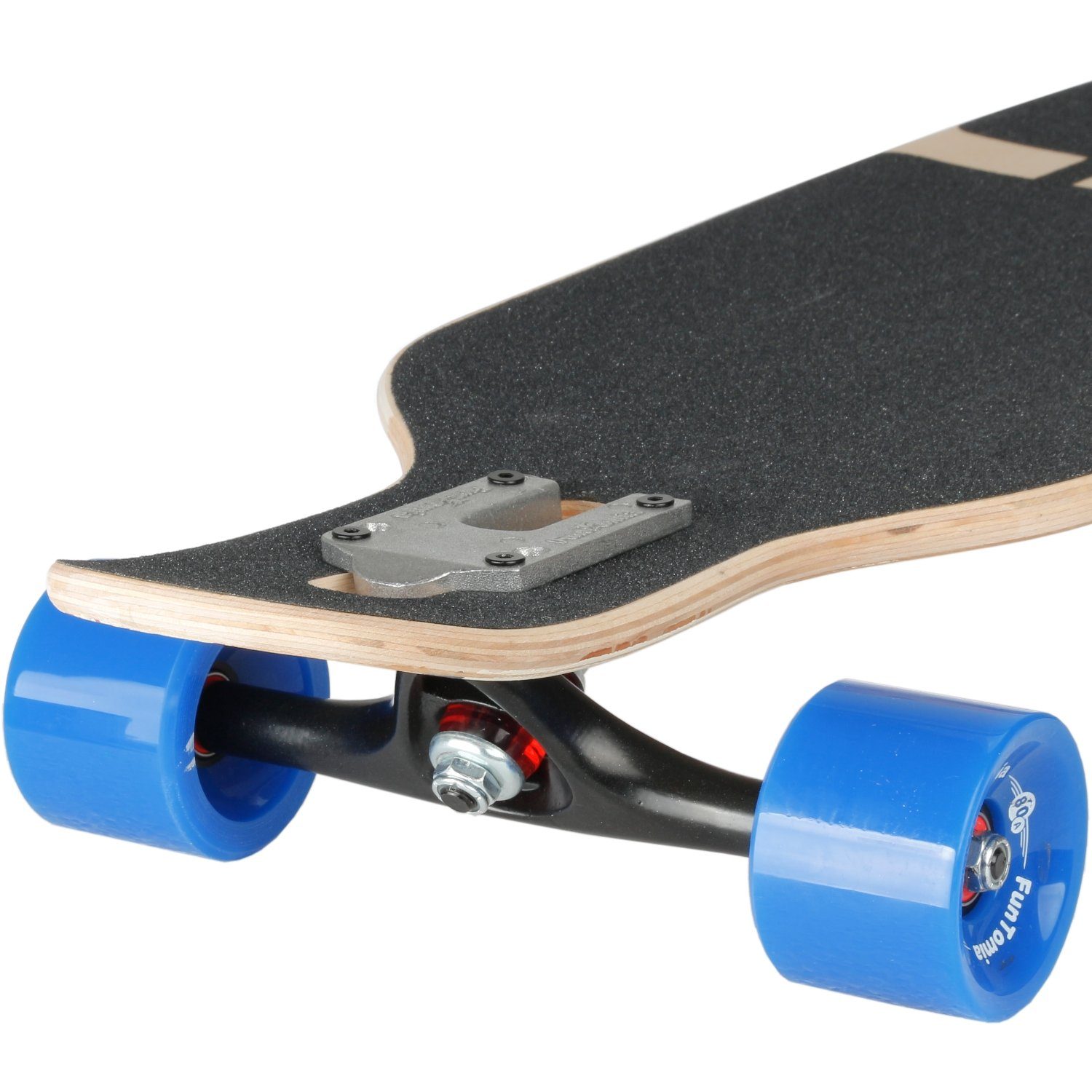 Drop Flex Flex Stufen / bis 3 + Longboard FunTomia Tip Twin Kugellager, Tip Camber Mach1 Camber 25 - - T-Tool ABEC-9 Twin Komplettboard 122kg Cruiser mit England Longboard 1 Speed LED Through Rollen und Ahornholz Skateboard in