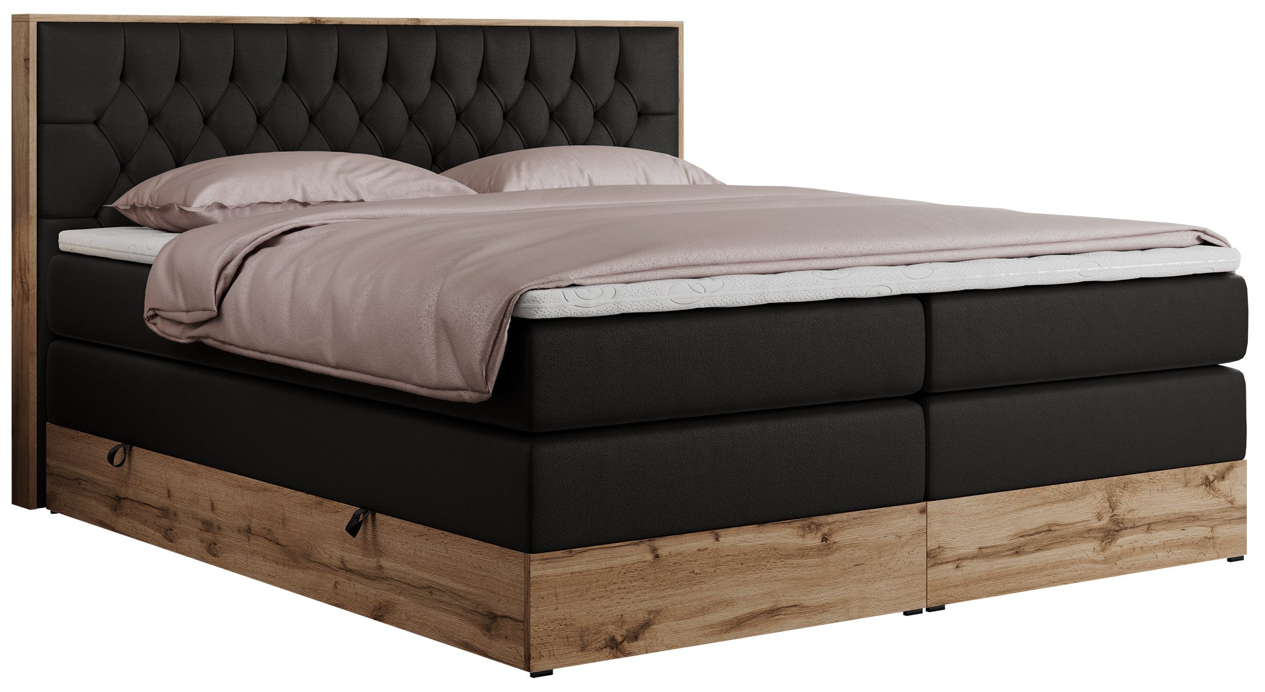 MKS MÖBEL Boxspringbett AMORE KING (Set, günstig online kaufen
