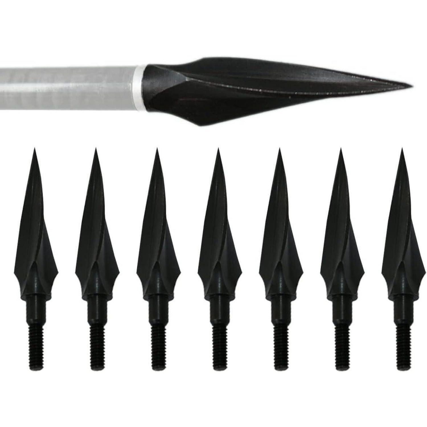 LuxusKollektion Recurvebogen Pfeilspitzen Jagdspitzen Metall Reinschrauben Bogen Type 6-125GRAINS