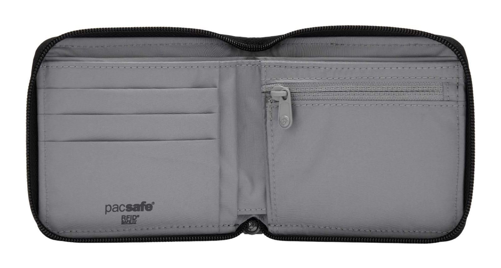 Pacsafe Geldbörse Zip Around Wallet, mit RFID-Blocker Schutz