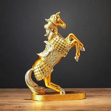 yozhiqu Dekoobjekt Neue chinesische Stil Pferd Ornamente kreative Eröffnung Geschenk (1 St), Büro Desktop Wohnzimmer Couchtisch Veranda Wein Schrank Ornamente