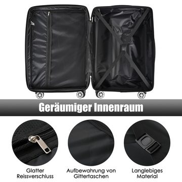 Gotagee Koffer TSA Zollschloss Rollkoffer Hartschalen-Koffer Reisekoffer Handgepäck