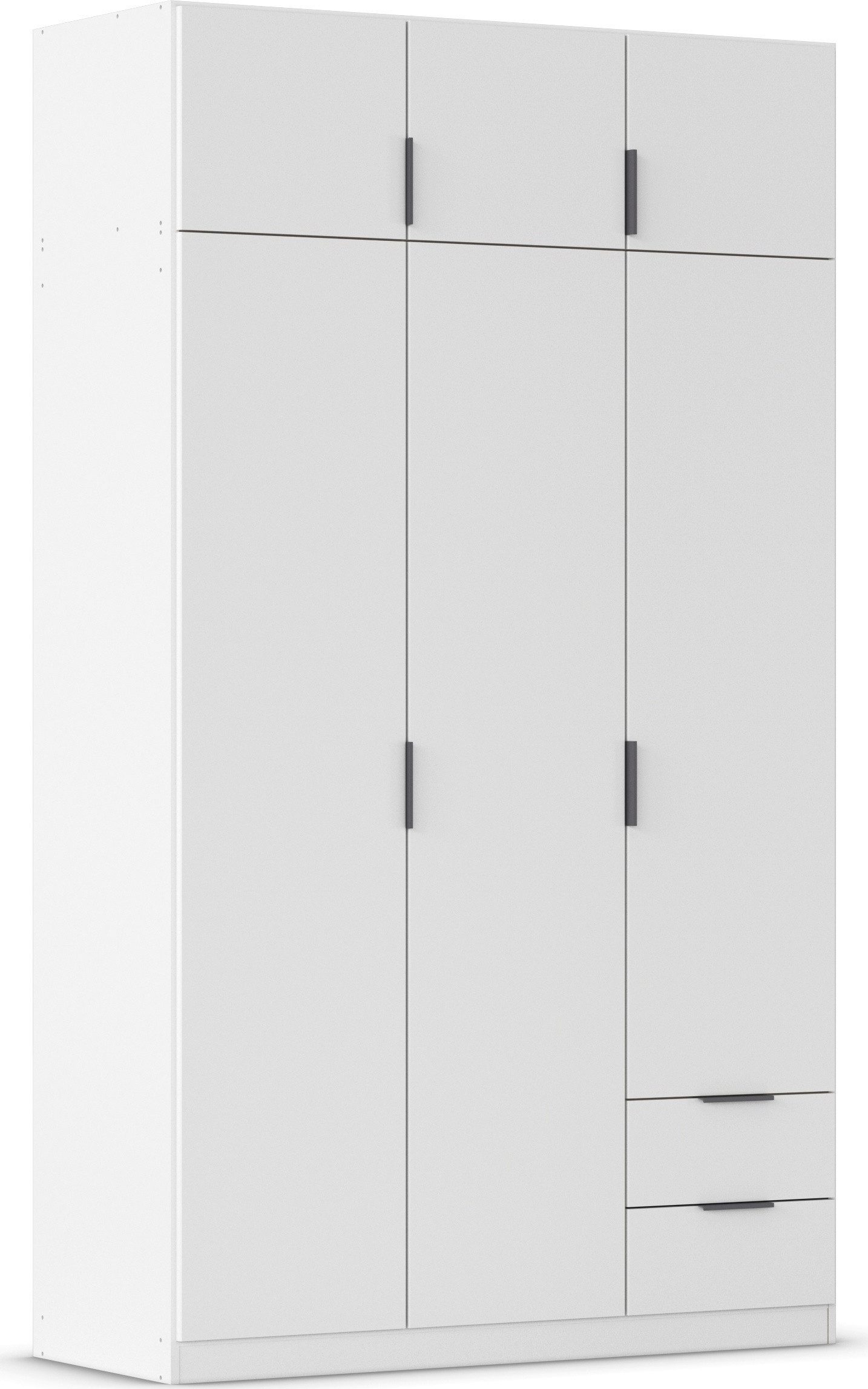 rauch Kleiderschrank Drehtürenschrank Schrank Garderobe Ankleide Schlafzimmer LAGOA (3 verschiedene Ausstattungen BASIC/CLASSIC/PREMIUM (inkl. SOFT-CLOSE) mit geräumigen Schubladen, optional mit Aufsatz MADE IN GERMANY