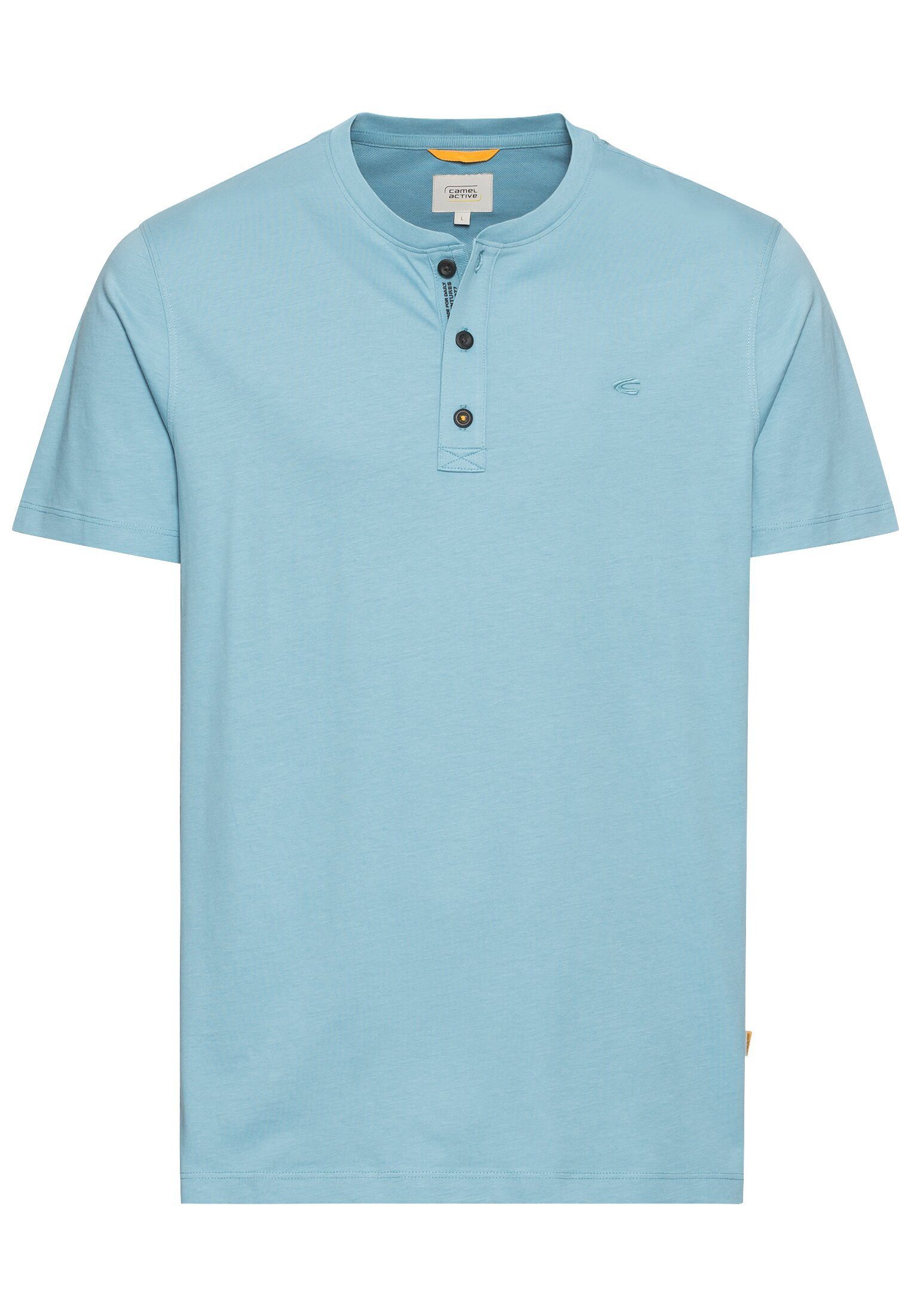 camel active Henleyshirt Kurzarm Henley aus günstig online kaufen