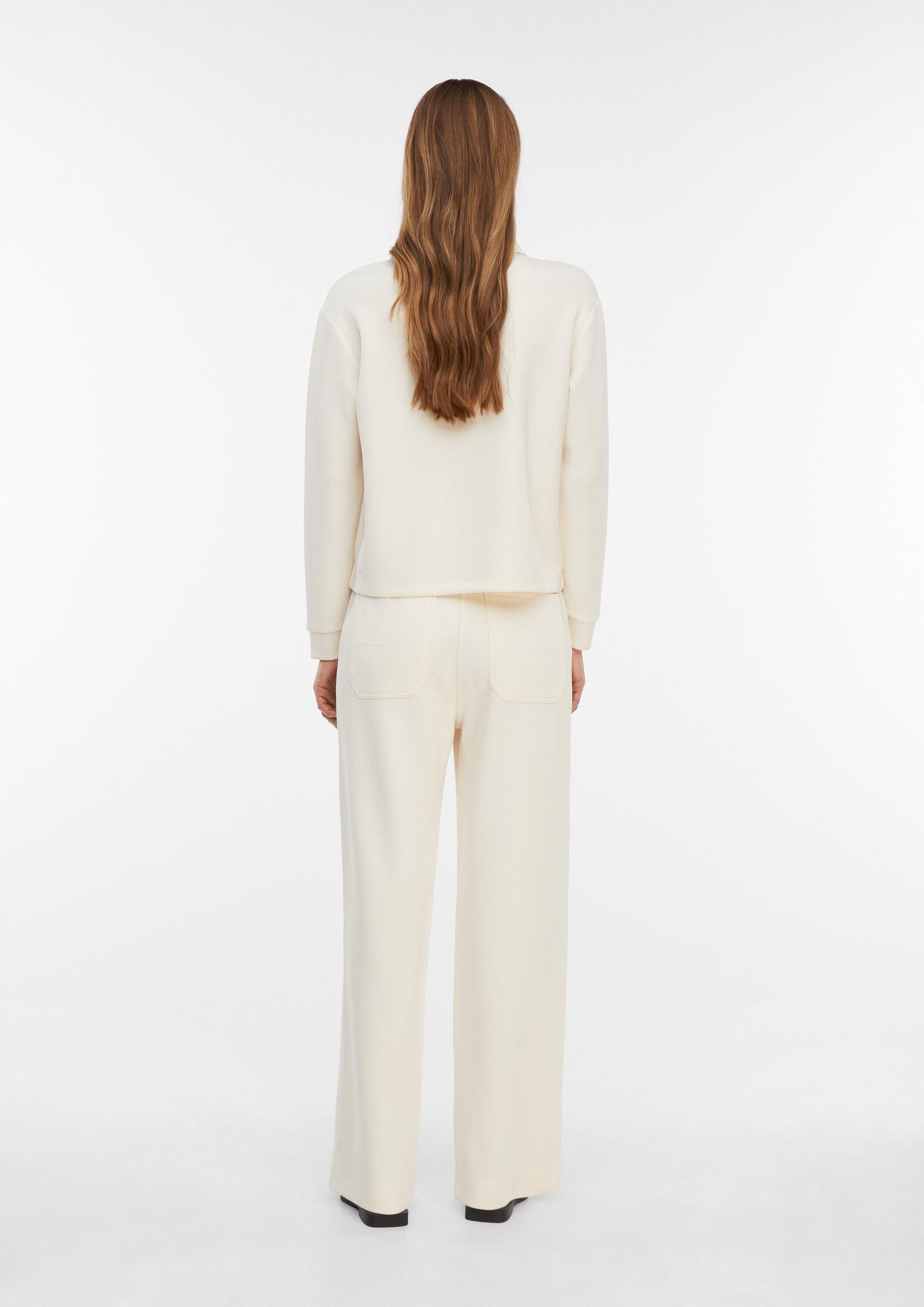 comma Chinos Hose Sweathose aus weichem Jersey