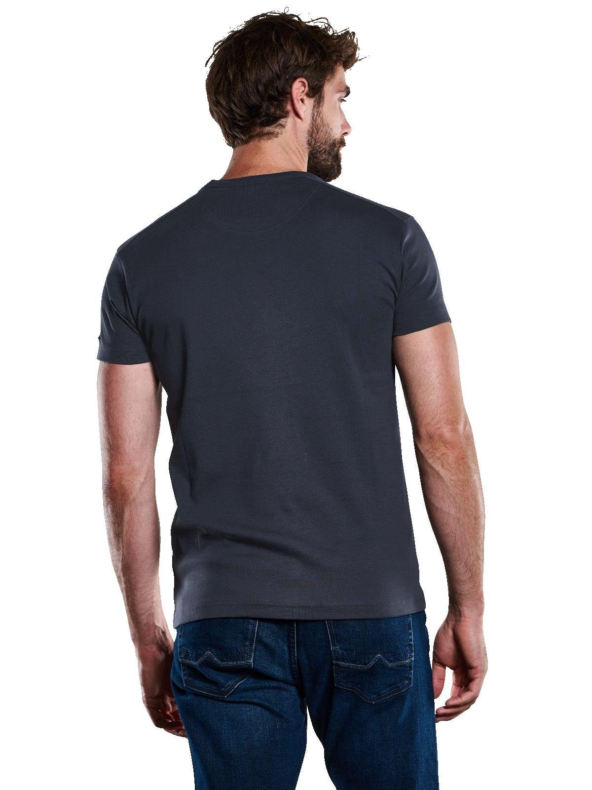 Engbers T-Shirt Herren Basic-Shirt "My Favorite" organic, Saphirblau günstig online kaufen