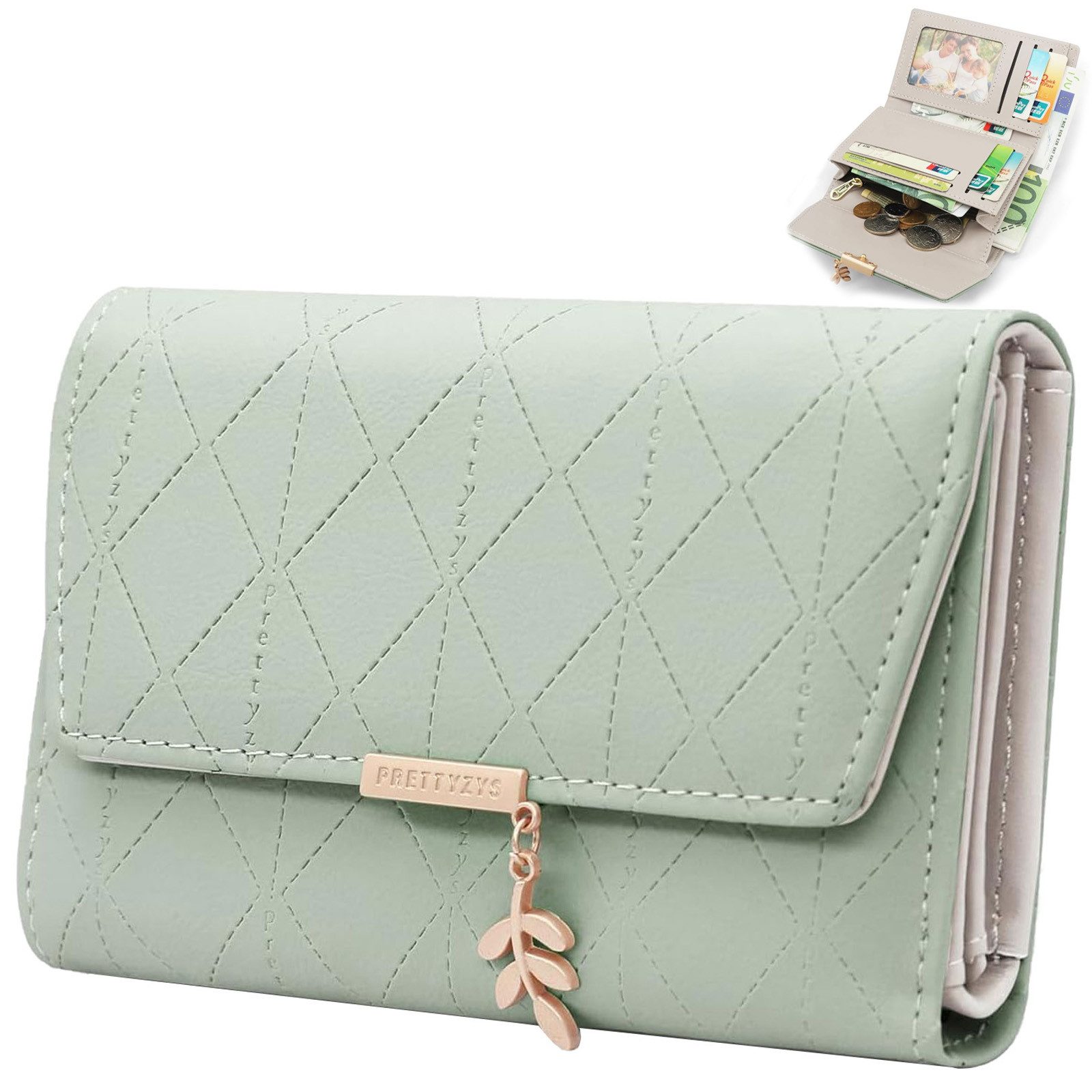 OKWISH Geldbörse Damenbörse Klein Geldbeutel Slim Wallet KunstlederPortemon günstig online kaufen