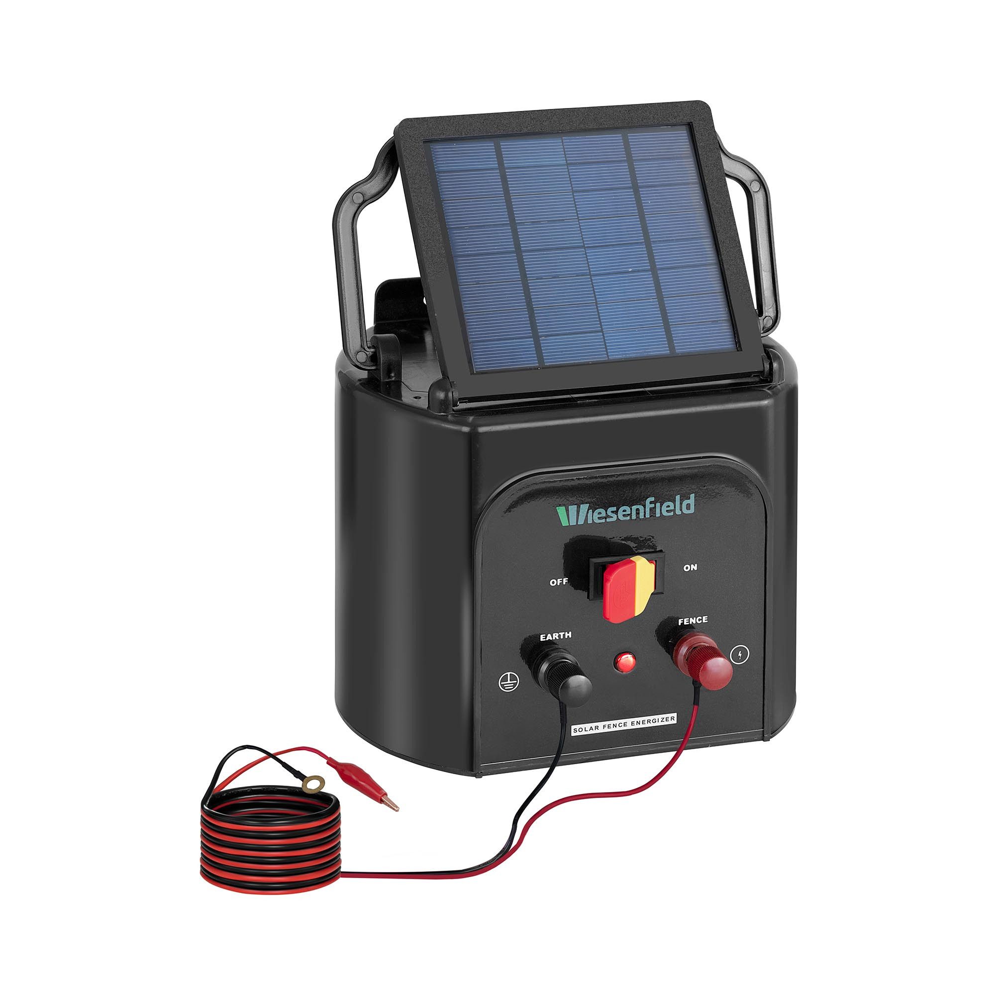 Wiesenfield Weidezaungerät Solar Elektrozaungerät 6V Akku Weidebedarf 15km günstig online kaufen