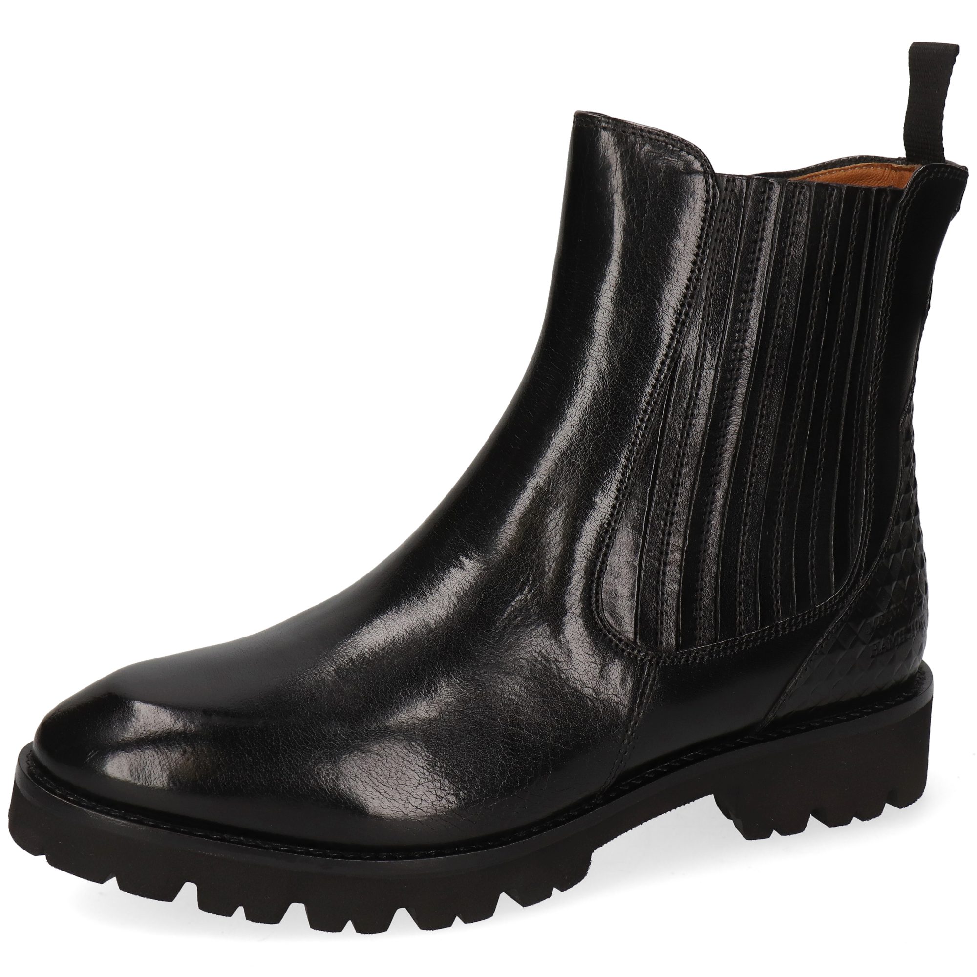 Melvin & Hamilton Lexi 2 Leder-Chelsea Boots für Damen Stiefelette Flache Absätze, Echtes Leder, Vegetabile Gerbung