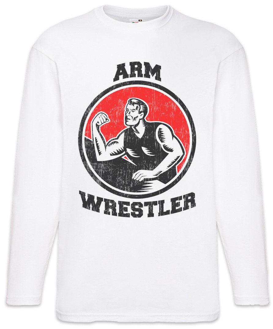 Langarmshirt Arm Wrestler Langarm T-Shirt Over The Gym Armdrücken Top Wrestling