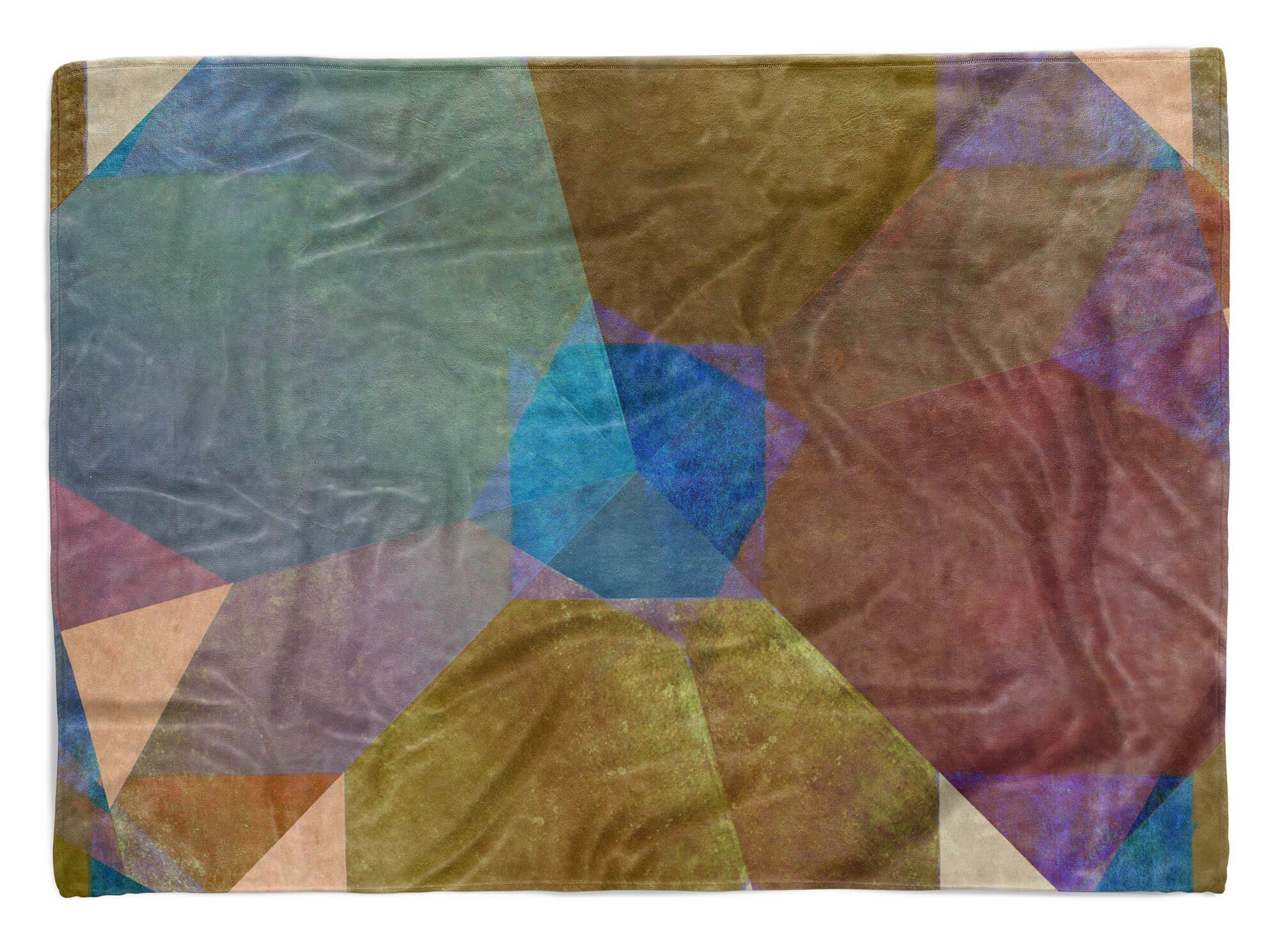 Sinus Art Handtücher Handtuch Strandhandtuch Saunatuch Kuscheldecke mit Fotomotiv abstrakte Muster und Formen, Baumwolle-Polyester-Mix (1-St), Handtuch | Saunahandtücher