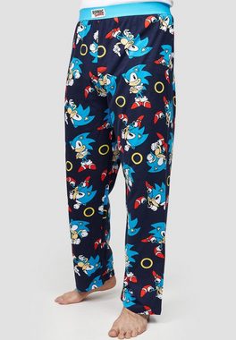 Recovered Loungepants Loungepants - Sonic the Hedgehog Pyjamas Black