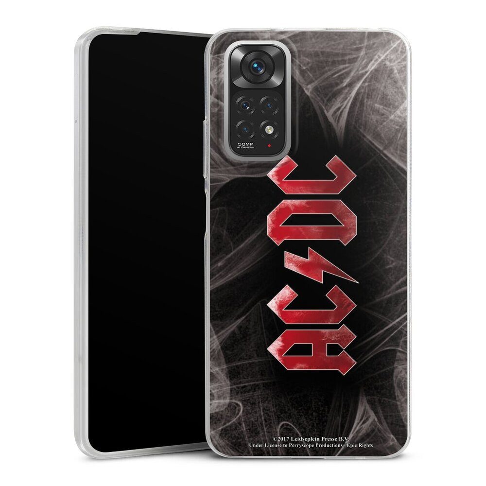 Handyhülle ACDC Logo Fanartikel ACDC White Dust