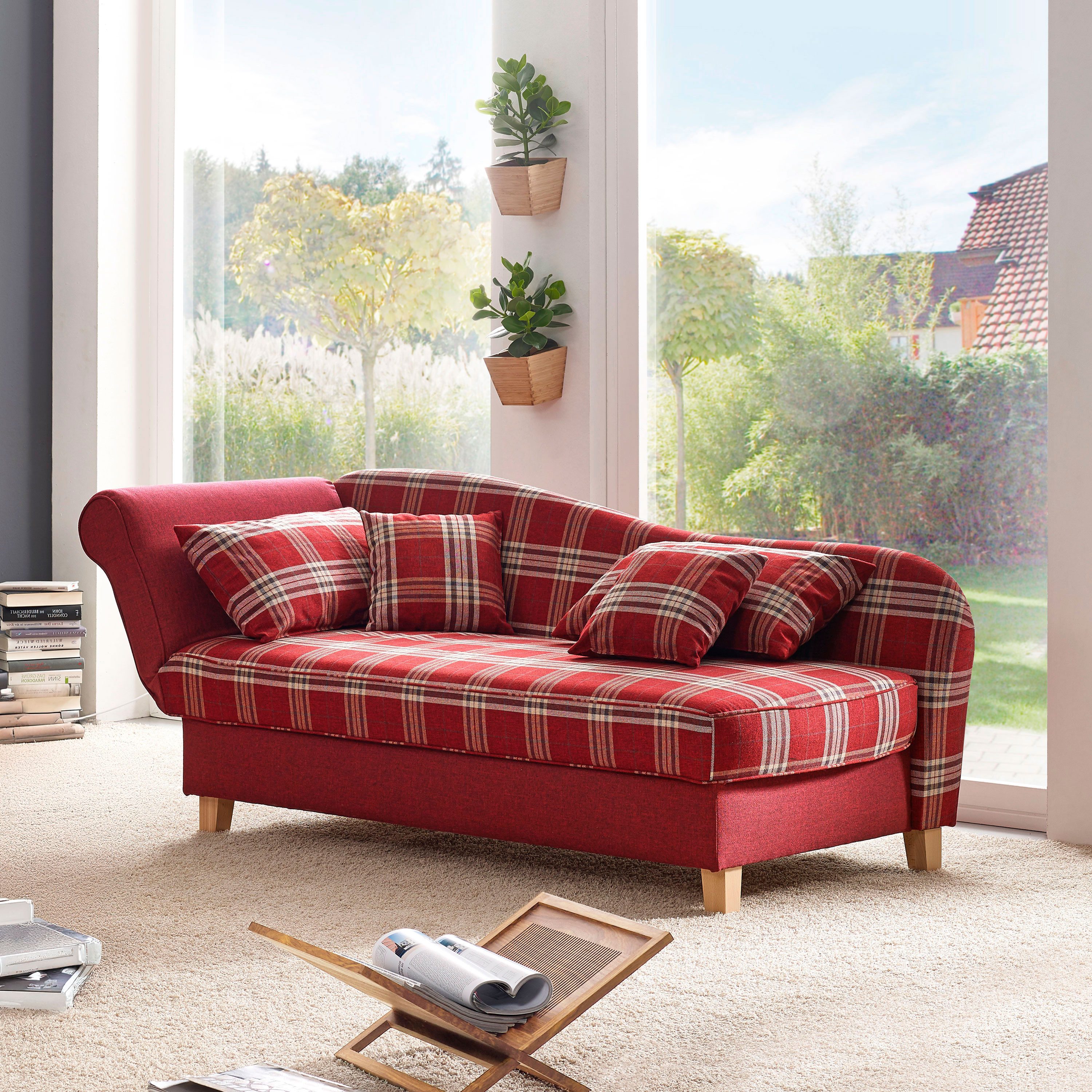 Max Winzer® Recamiere Selma, Recamiere mit Armteil links klappbar