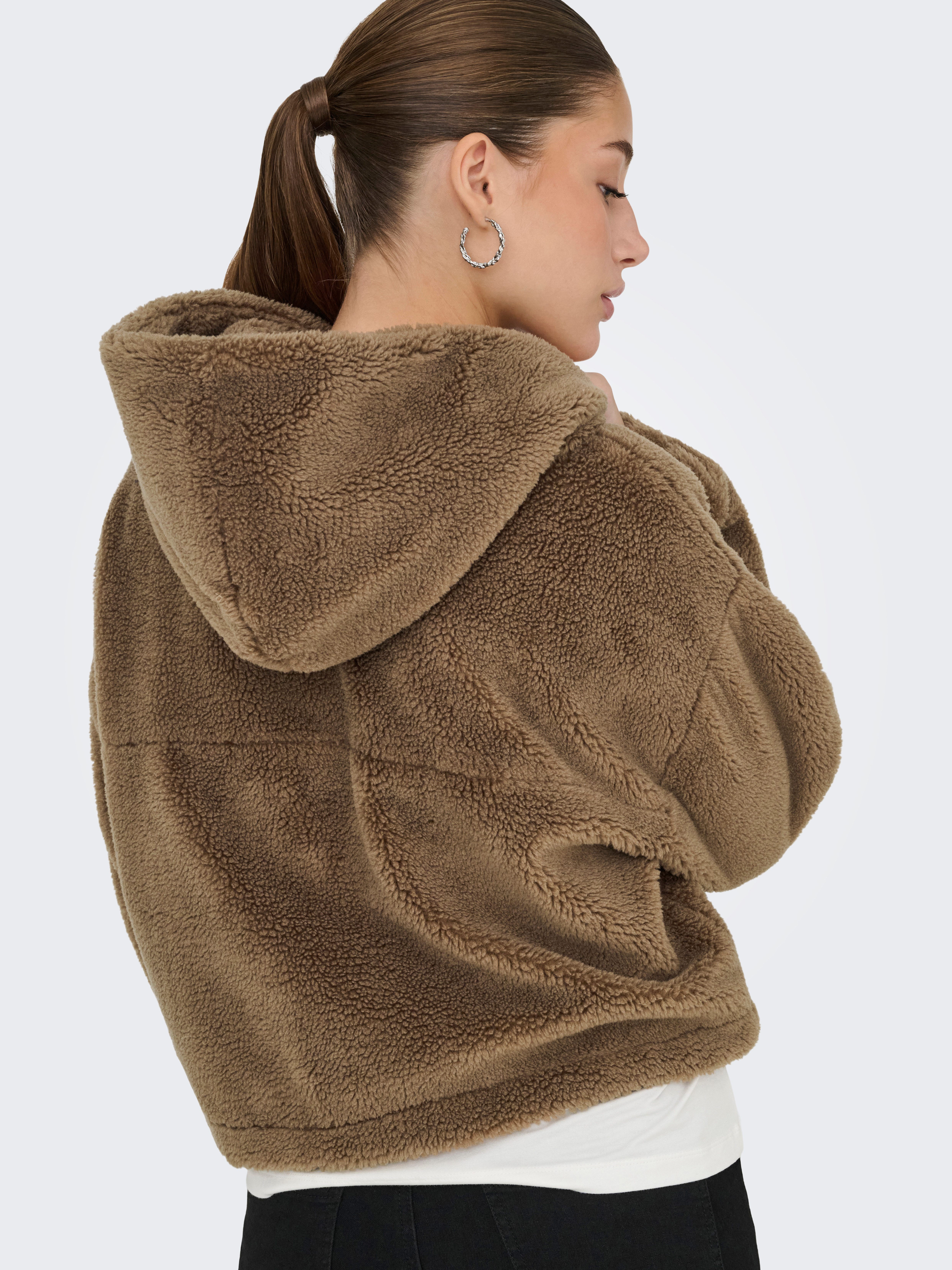 ONLY Fleecejacke ONLSIENA TEDDY ANORAK LIFE CC OTW