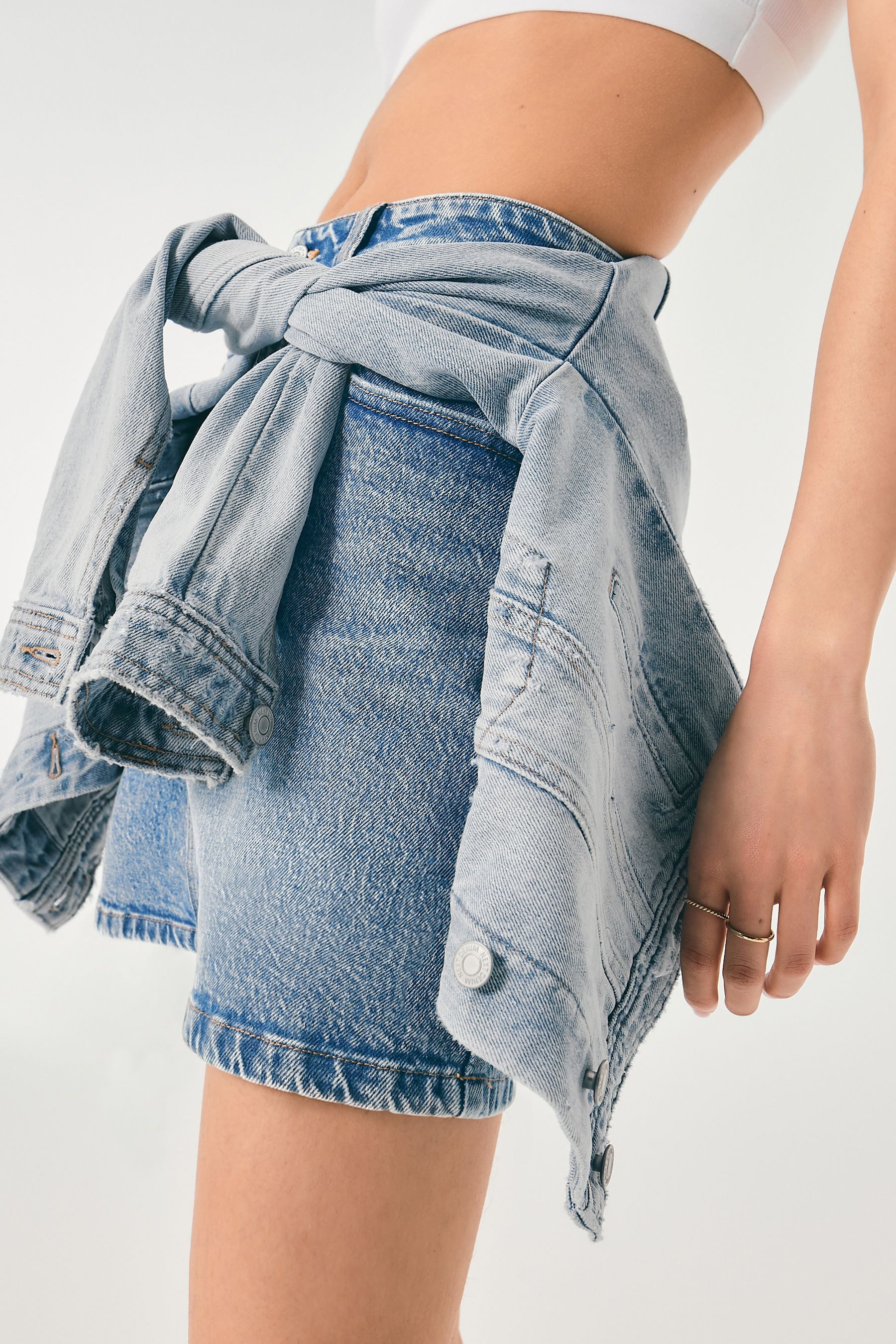 Next Minirock Minirock aus Denim (1-tlg) günstig online kaufen