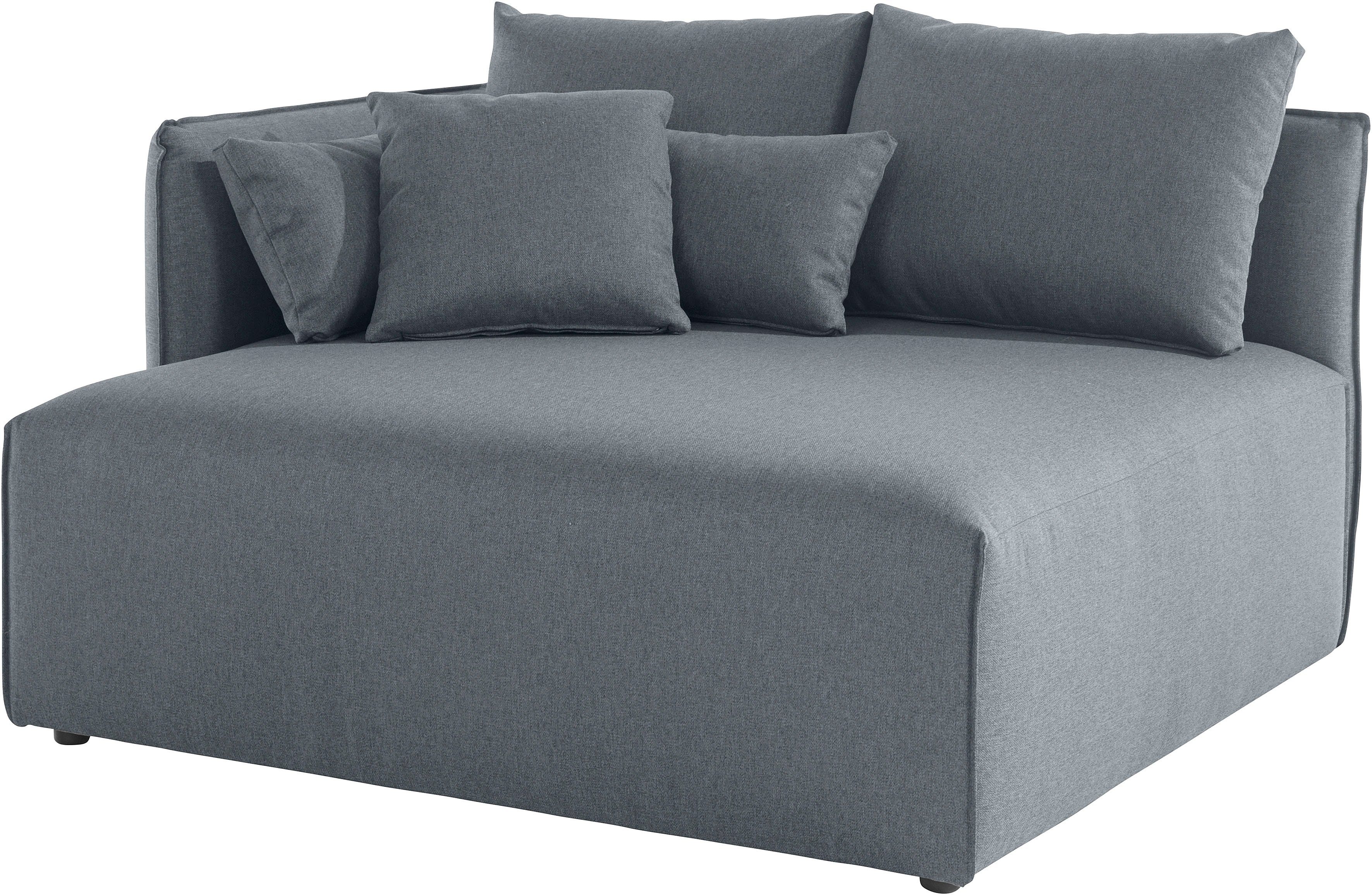 OTTO home Ottomane Nöre, kurzes Lounge-Modul - zum Zusammenstellen, Breite 138 cm, Tiefe 128 cm