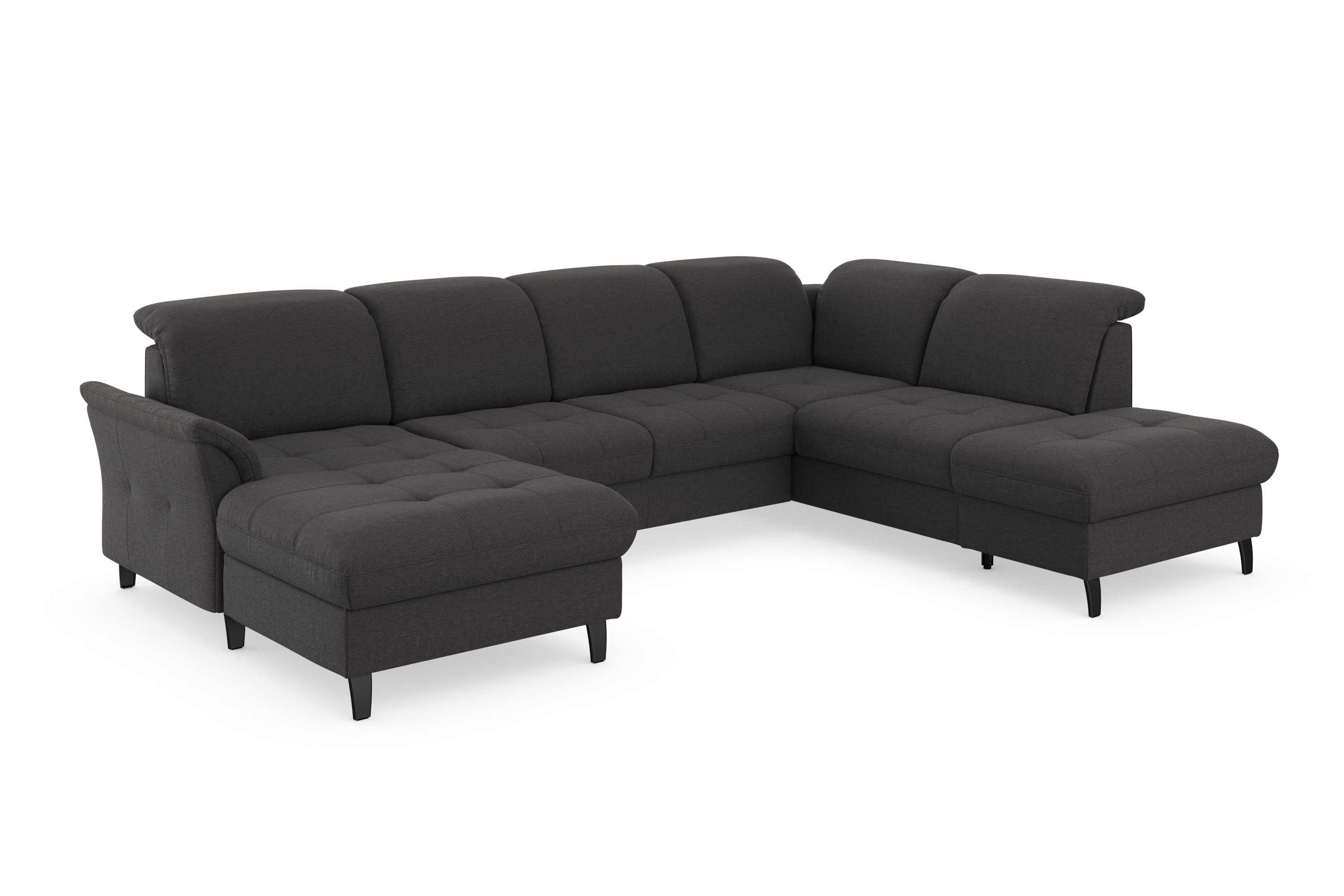 sit&more Wohnlandschaft Maggiore U-Form, wahlweise mit Kopfteilverstellung, Schlaffunktion und Stauraum