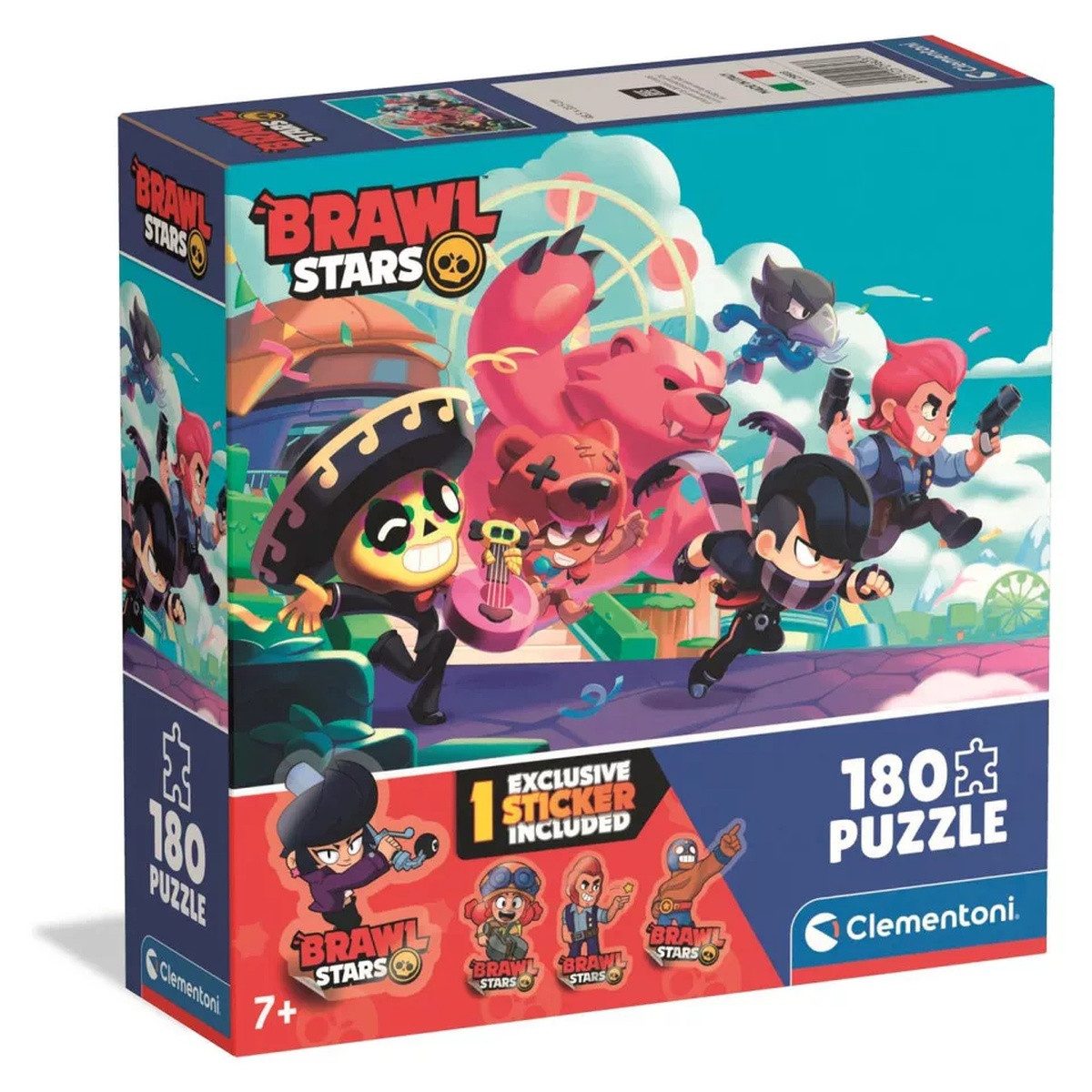 Brawl Stars Spiel Brawl Stars Battle Rush 180-teiliges Clementoni Puzzle