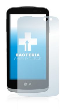 upscreen Schutzfolie für LG Optimus Zone 3, Displayschutzfolie, Folie Premium klar antibakteriell