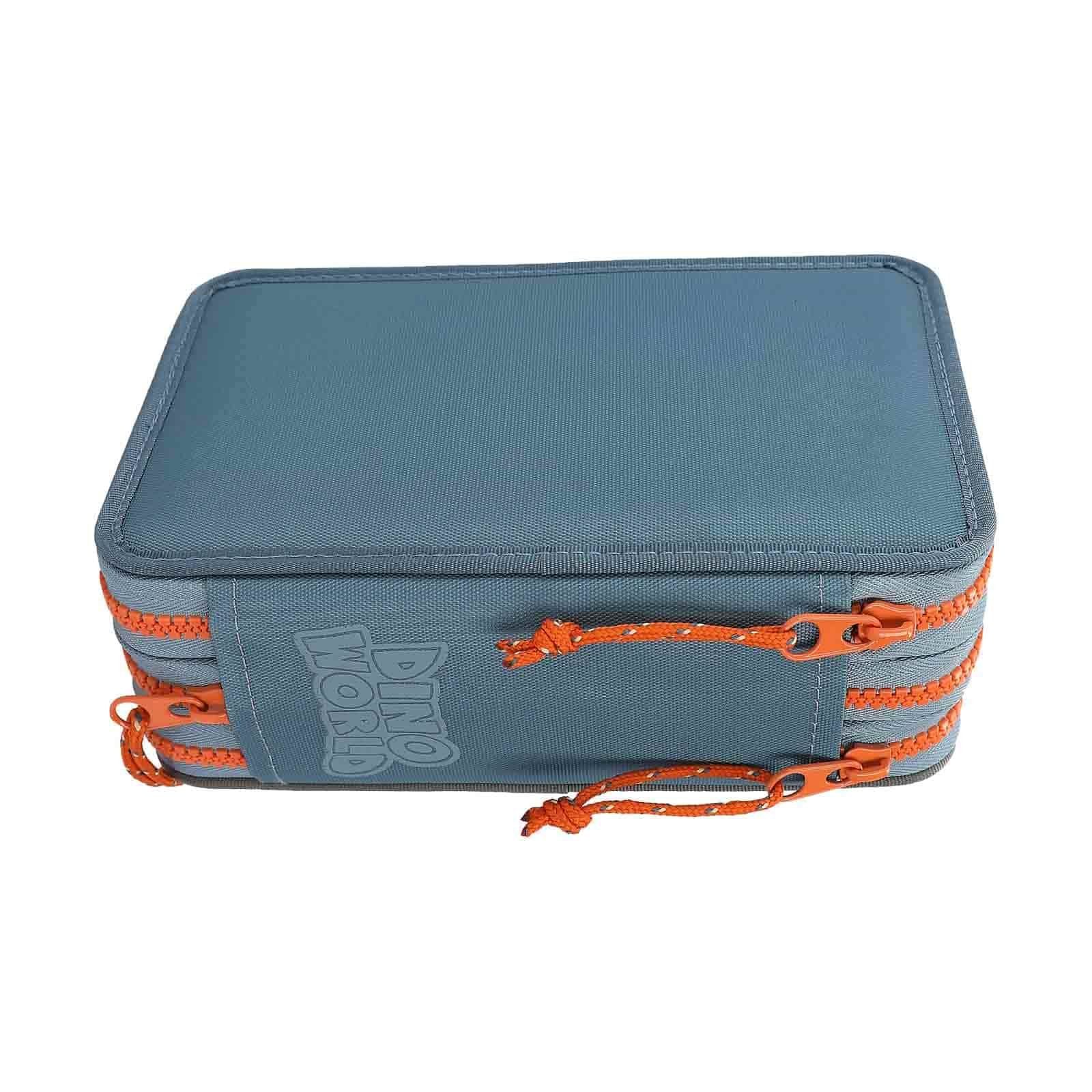 Depesche Federmäppchen Dino World 3-Fach Federtasche Roar 20 x 13 cm, (1-tlg)