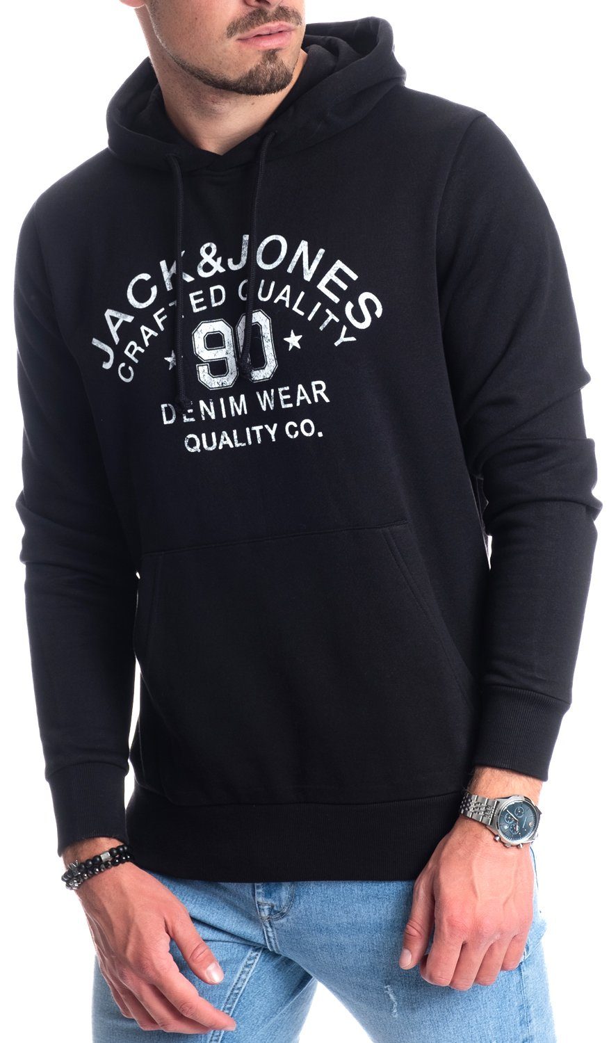 Jack & Jones Kapuzensweatshirt mit Kängurutasche günstig online kaufen