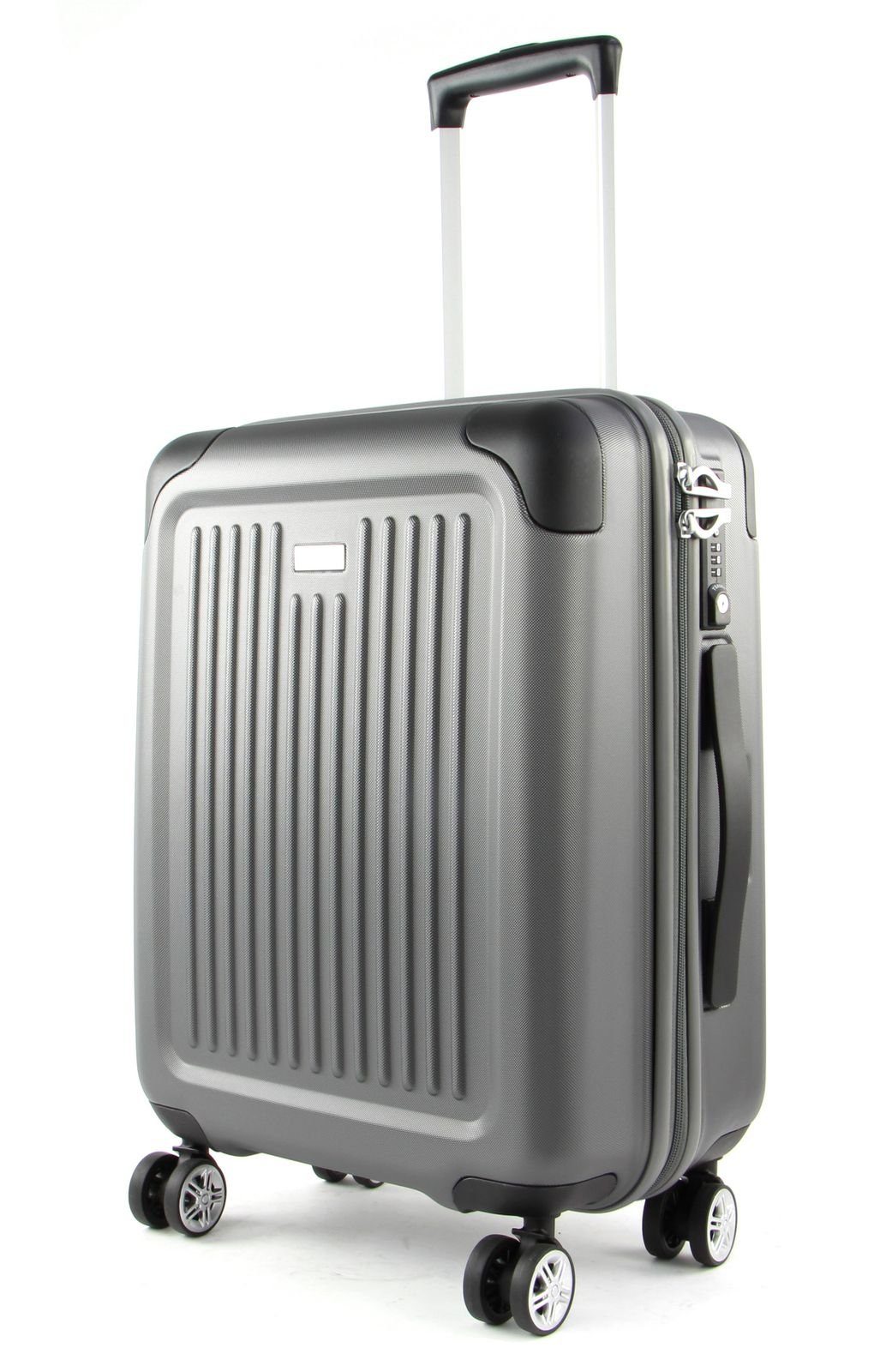 Stratic Hartschalen-Trolley Stripe, 4 Rollen