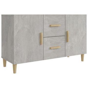 möbelando Sideboard Torres (BxHxT: 100x60x36 cm), in Betongrau mit 2 Schubladen und 2 Türen