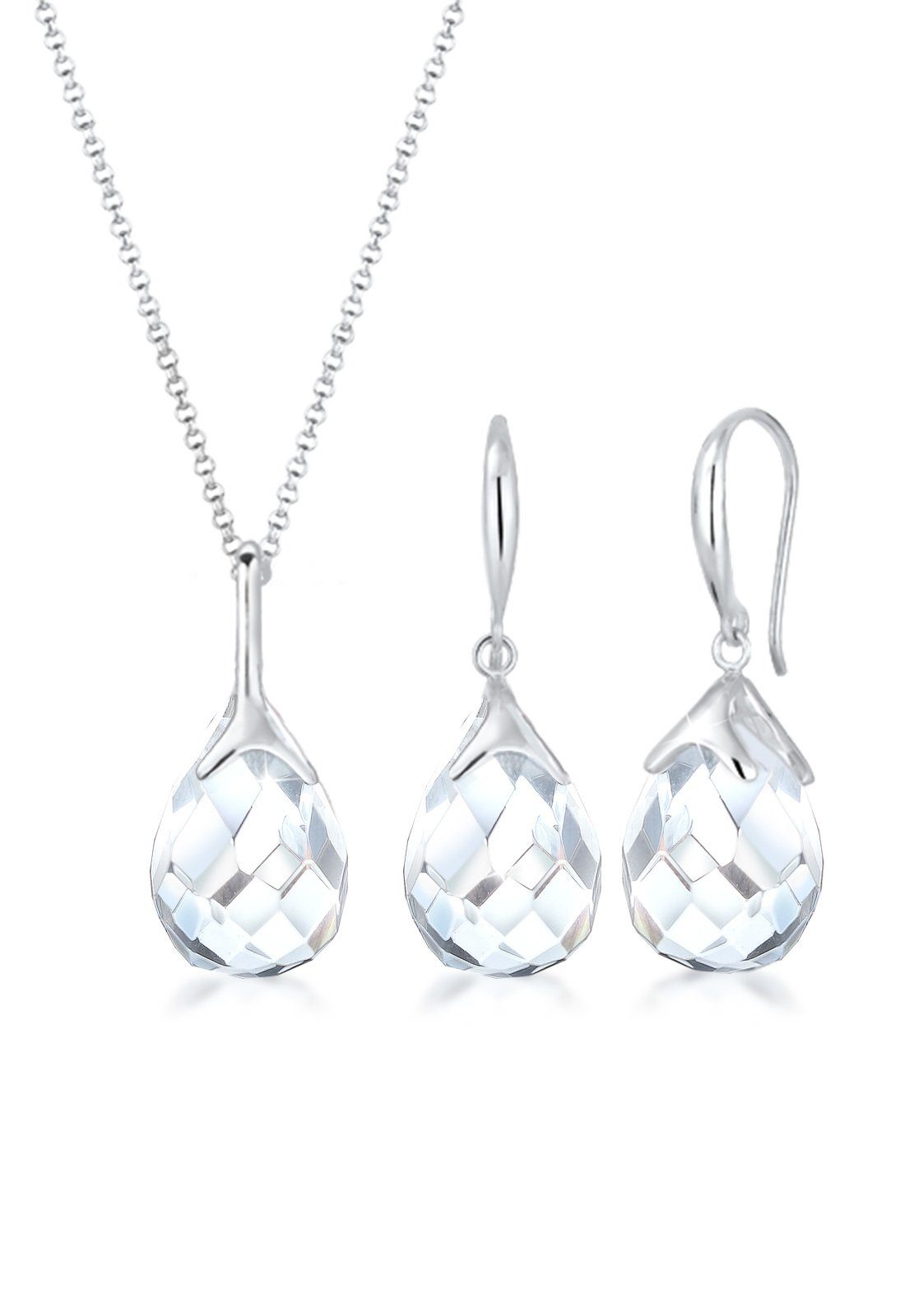 925 Sterling-Silber  Silber     Cristal Elli Damen