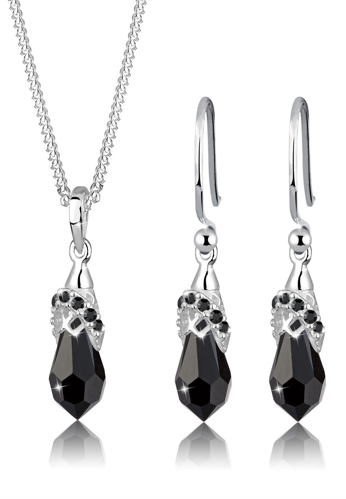 Elli Schmuckset »Swarovski® Kristalle 925 Sterling Silber« online kaufen OTTO