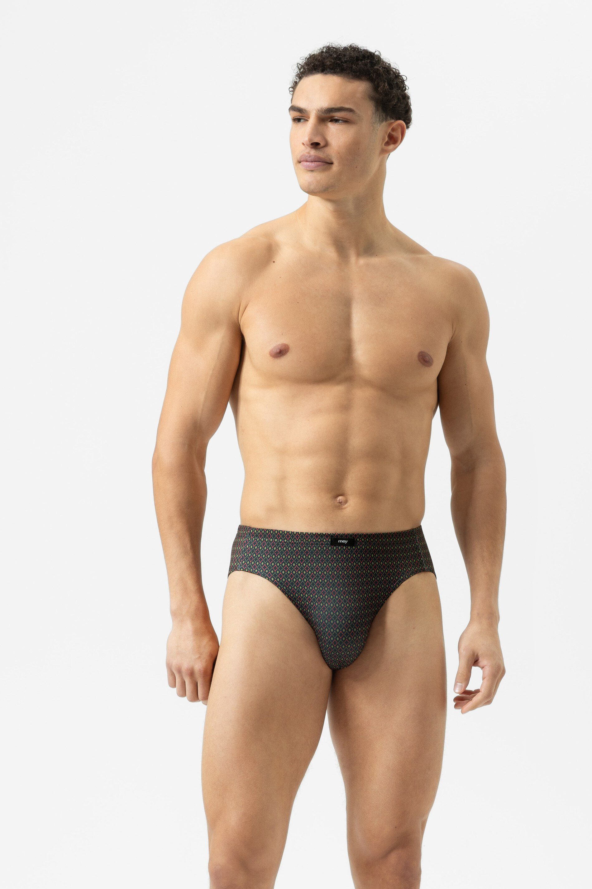 Mey Jazz-Pants Slips Serie Minimal Dusk Skaliertes Krawattendesign (1-St., 1er-Pack) Klassischer Slip, Atmungsaktiv, Gemustert