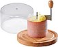 KESPER for kitchen & home Käsebrett, Bambus, Edelstahl, Kunststoff, mit Haube, Bild 1