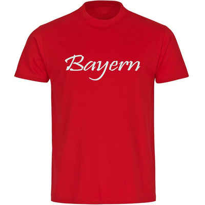 multifanshop T-Shirt Kinder Bayern - Schriftzug - Boy Girl