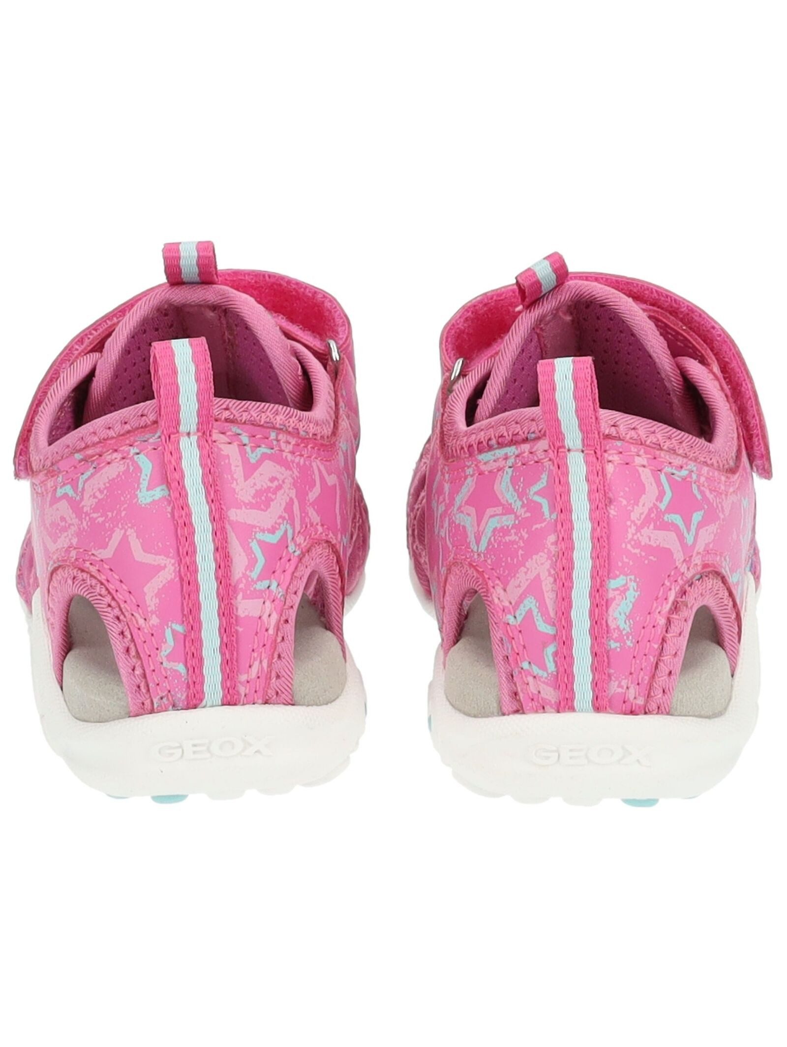Geox Halbschuhe Lederimitat/Textil . Klettschuh