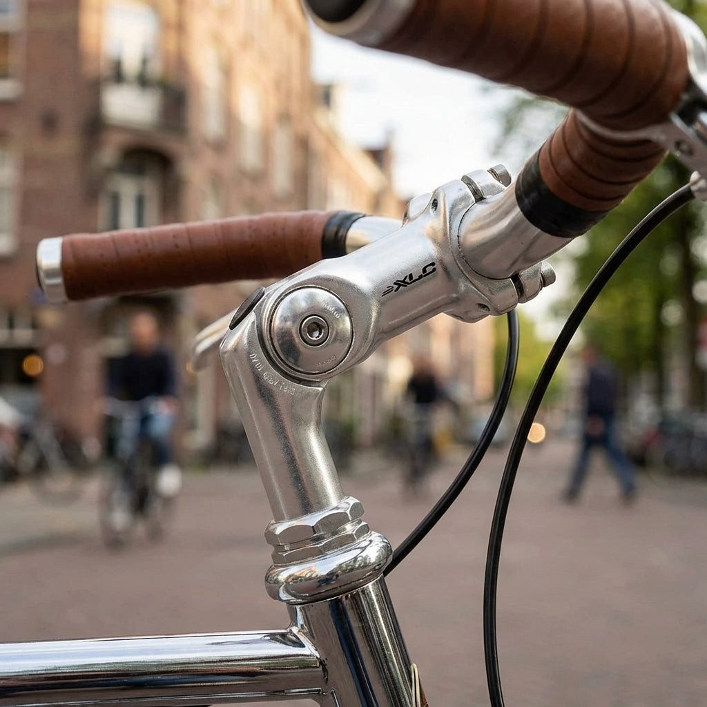 XLC Fahrradlenker XLC Vorbau ST-T02 Alu Ø 22,2mm für 1" Gabel 80mm silber