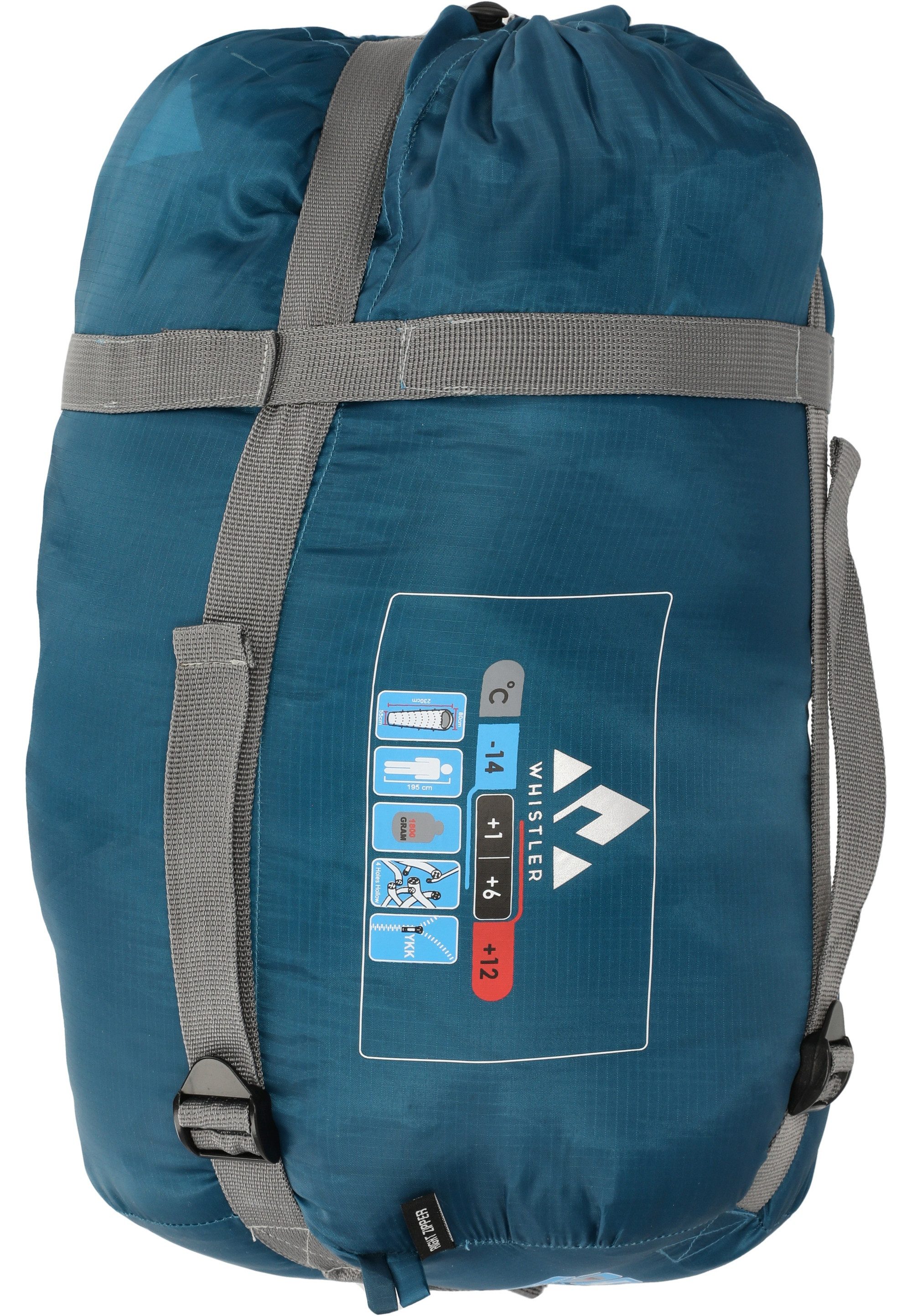 WHISTLER Trekkingschlafsack Glacier, mit 360-Grad-reflektierenden Elementen