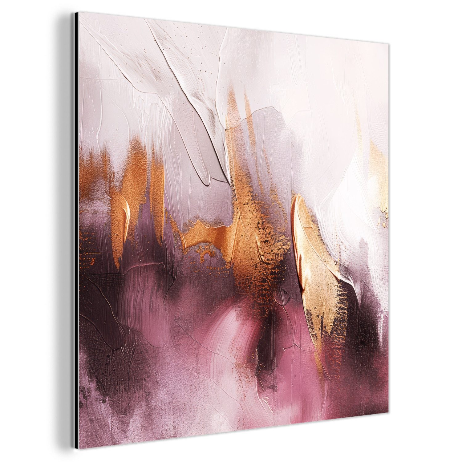 MuchoWow Metallbild Lila - Abstrakt - günstig online kaufen
