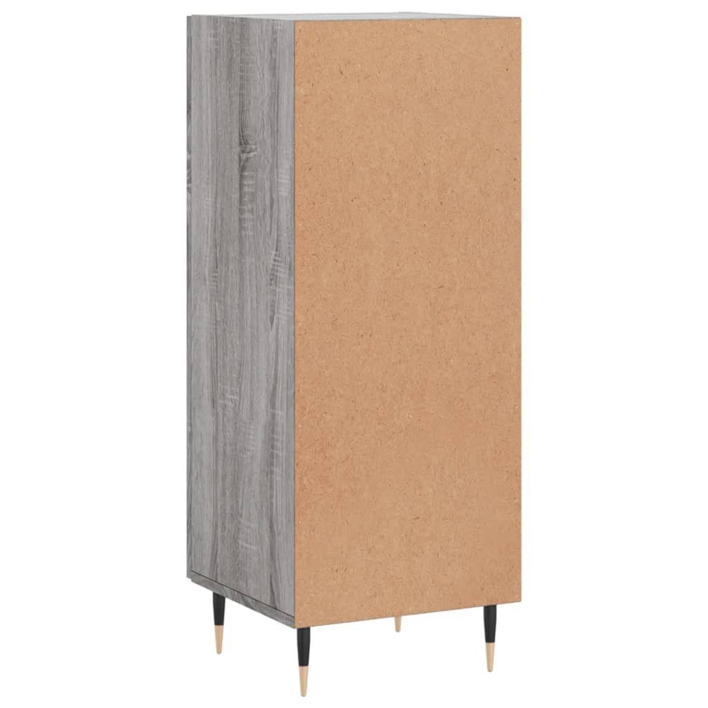 vidaXL Sideboard Sideboard Grau Sonoma (1 34,5x34x90 St) cm Holzwerkstoff