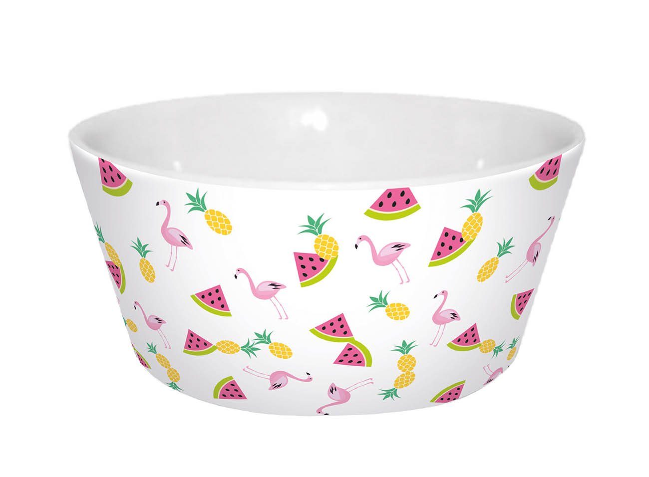 Müslischale Flamingo Früchte