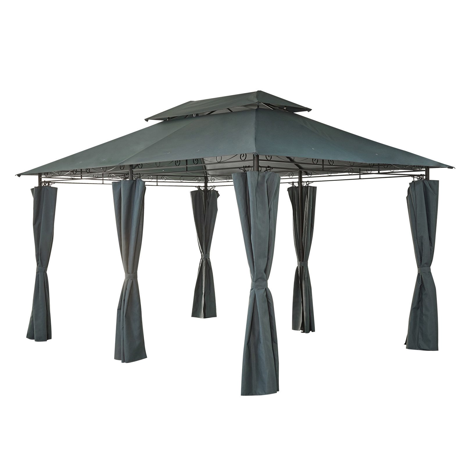 Mondeer Pavillon Gartenpavillon, (3x4m mit Reißverschluss-Seitenwänden), günstig online kaufen