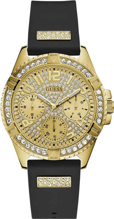 Armbanduhren Guess Damen Damen Uhren & Schmuck Guess Damen Uhren Guess Damen Armbanduhren Guess Damen Armbanduhr GUESS schwarz 