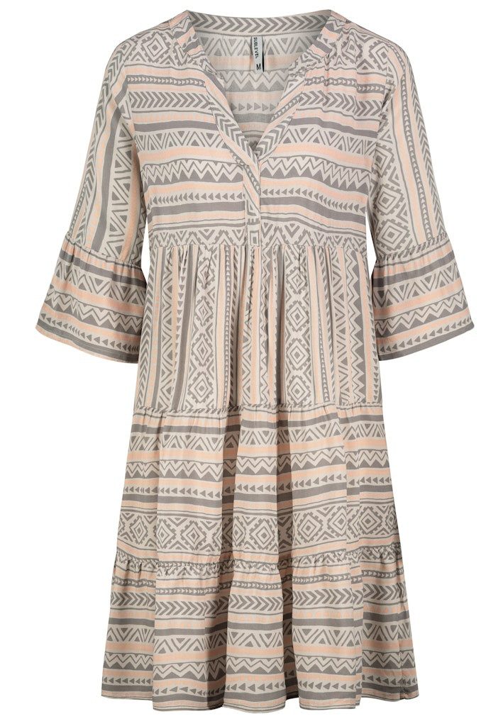 AUTHENTIC STYLE Sommerkleid Damen, Kleid kurzarm
