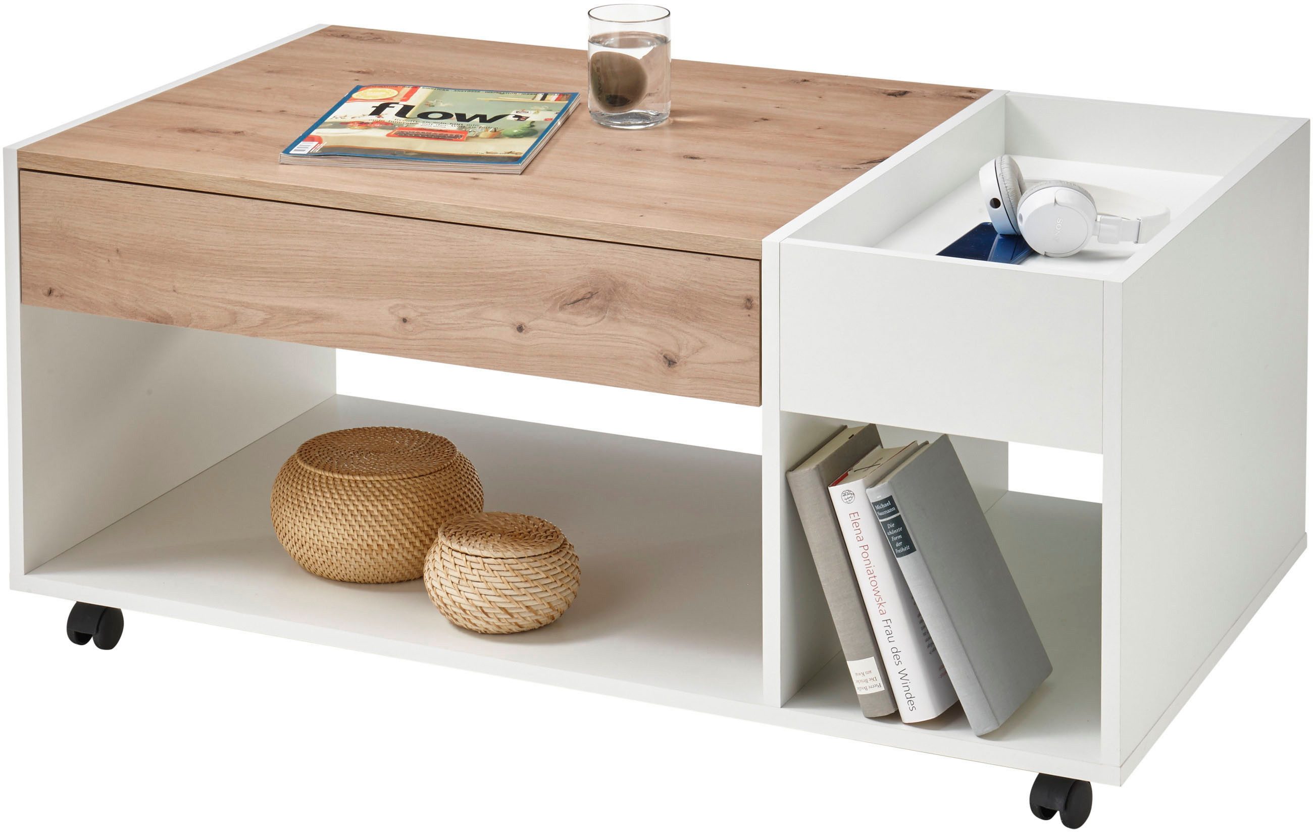 Stolkom Sp.z.o.o. Couchtisch Emil, rollbar, Tisch günstig online kaufen