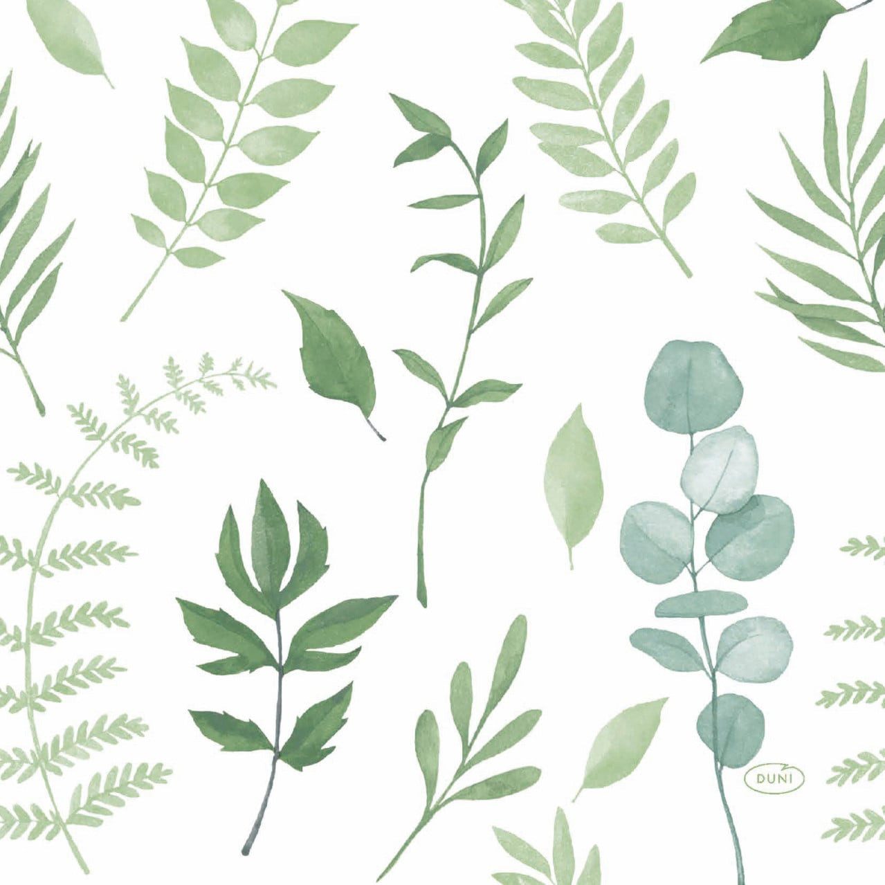 Duni Papierserviette Duni Servietten Greenery 33 x 33 cm - 20er Pack